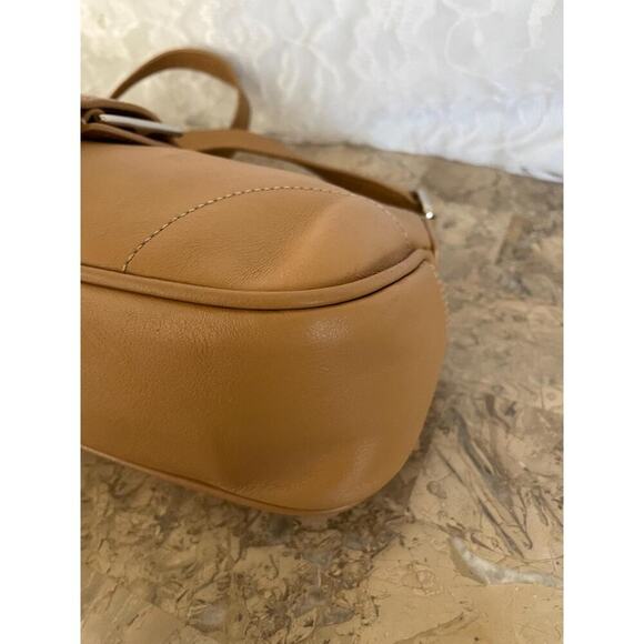 Vtg COACH Hampton caramel leather Y2K Demi small shoulder bag 7540 - Picture 8 of 10